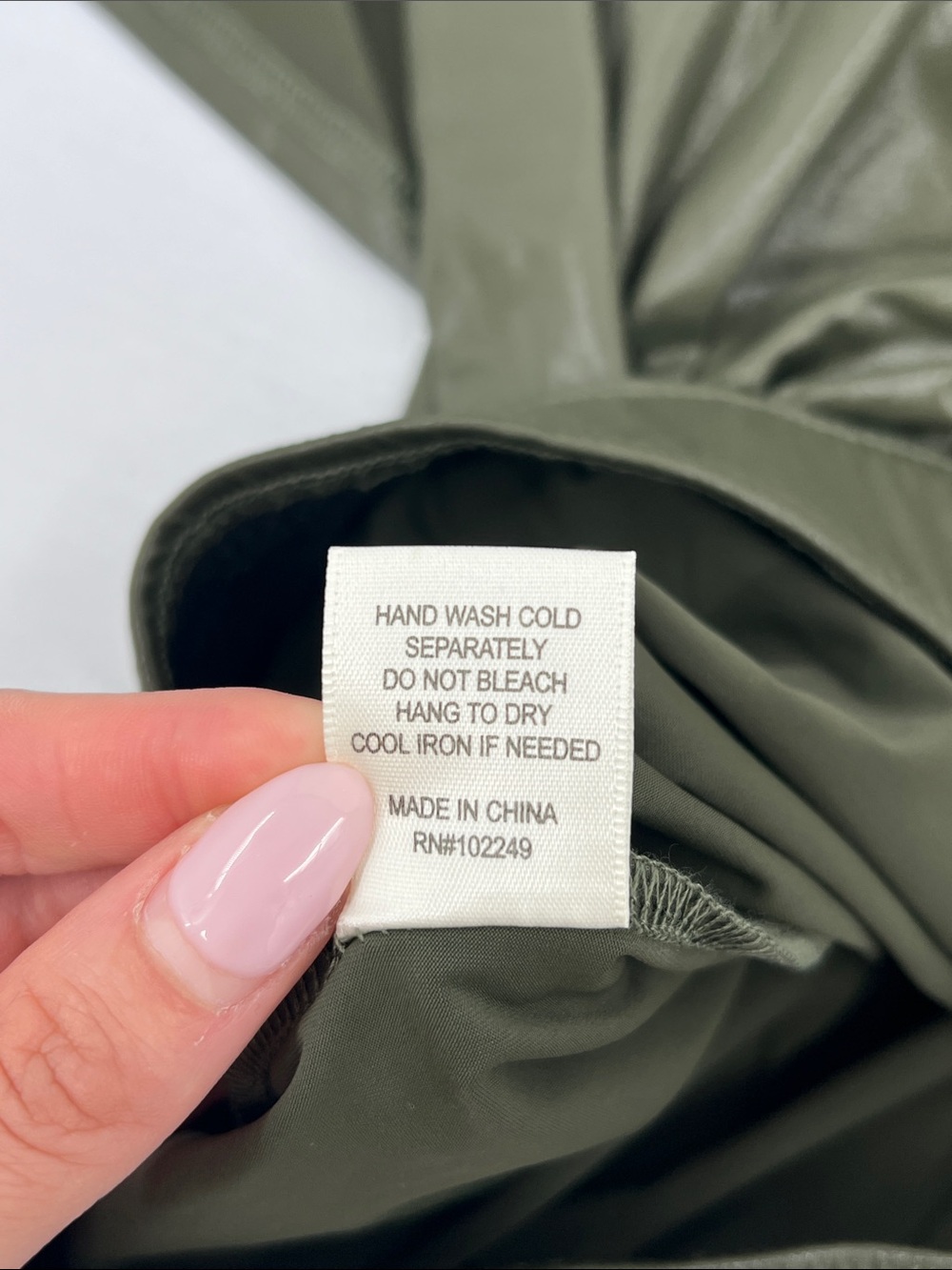 NWT olive green faux leather wrap ring detail midi skirt 1X date night plus size - Picture 12 of 12